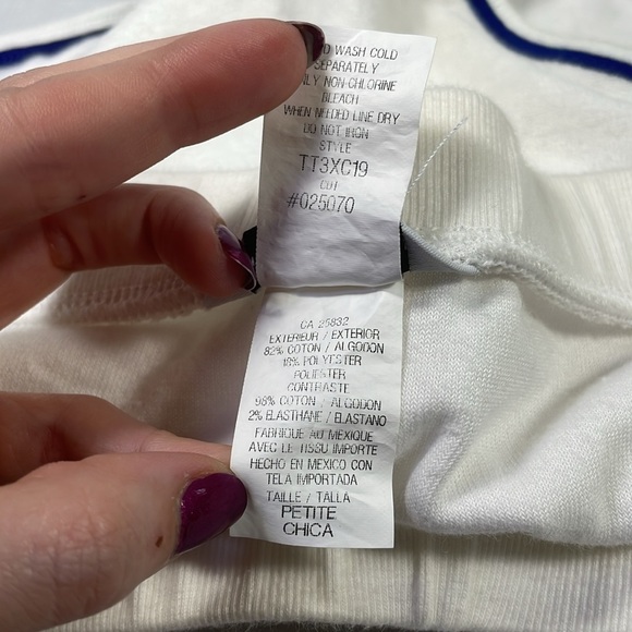 Trina Turk White Terry Cloth Drawstring Shorts Swim Cover Up Short Small - Picture 6 of 6